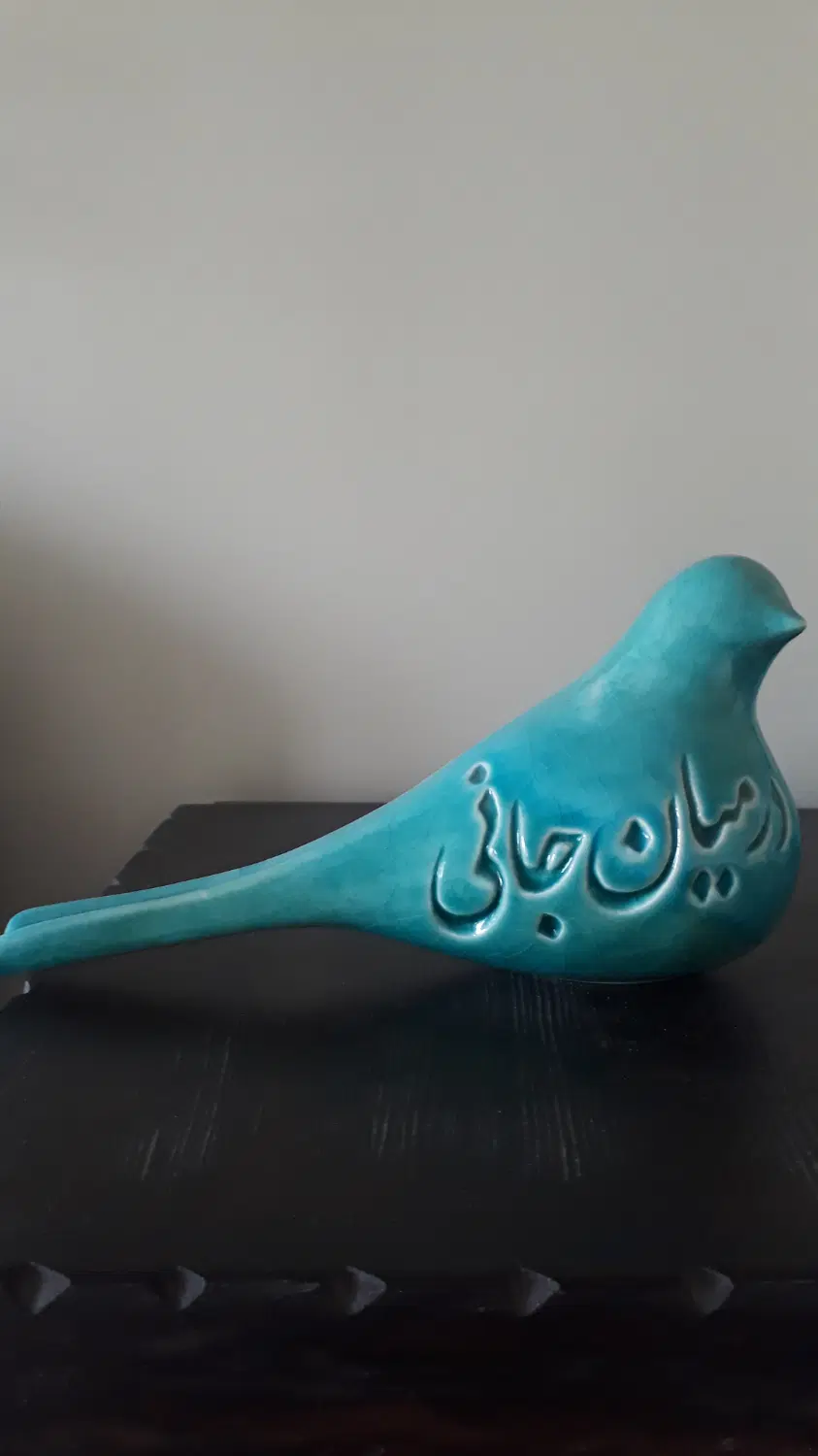 مجسمه سفالی کبوتر عاشق|مجسمه، تندیس، ماکت|تهران, شهرک غرب|دیوار