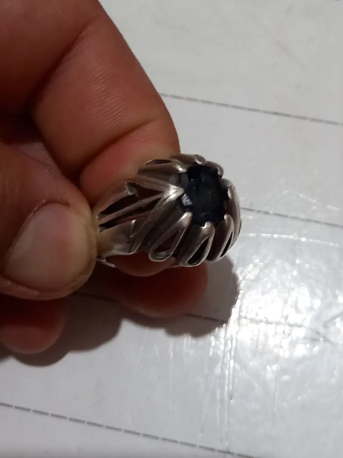 انگشتر یاقوت کبود|جواهرات|اسلام‌شهر, شهرک مفیدی|دیوار