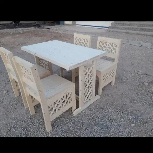 تولید انواع تخت و میز و صندلی چوبی|میز و صندلی غذاخوری|فیروزآباد (فارس), |دیوار