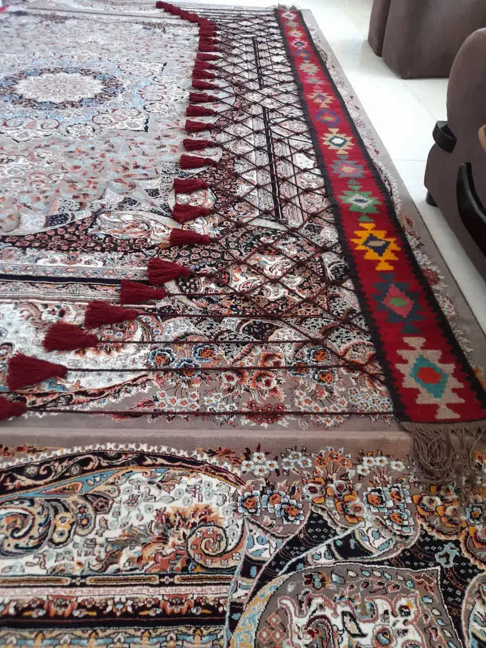 رودری پشمی سنتی|پرده، رانر، رومیزی|مشهد, بهارستان|دیوار