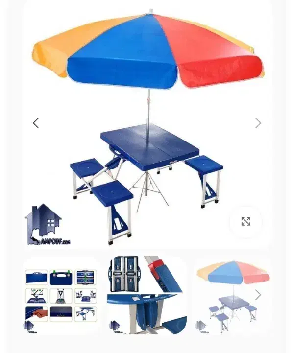 میز و صندلی تاشو مسافرتی ۴ نفره|کوهنوردی و کمپینگ|ری, اقدسیه|دیوار