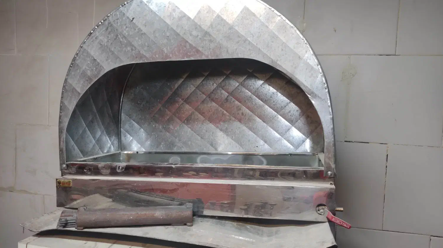 منقل کباب گازی12شعله با هواکش و چدن|اجاق گاز و لوازم برقی پختوپز|کرج, دولتآباد|دیوار