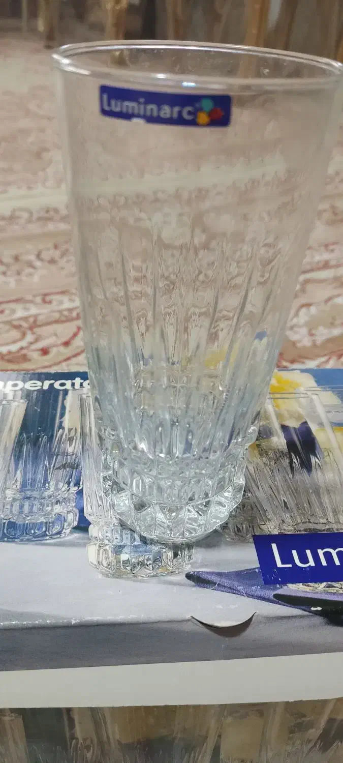 بستنی خوری و لیوان لومینارک فرانسه اصل|ظروف سرو و پذیرایی|تهران, بازار|دیوار