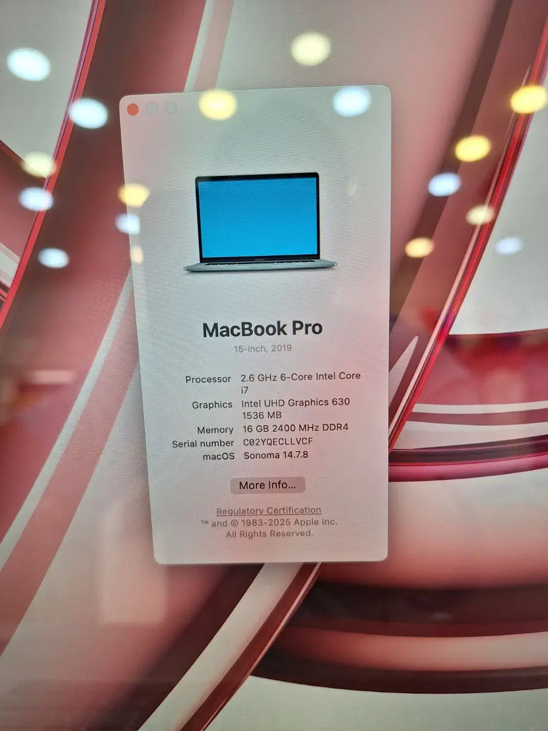 Macbook pro 2019|رایانه همراه|تهران, یافت‌آباد|دیوار