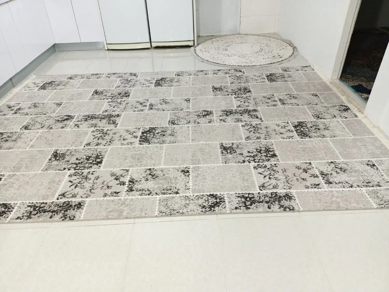 گلیم فرش 9متری طوسی|گلیم، جاجیم، گبه|کوهدشت, |دیوار