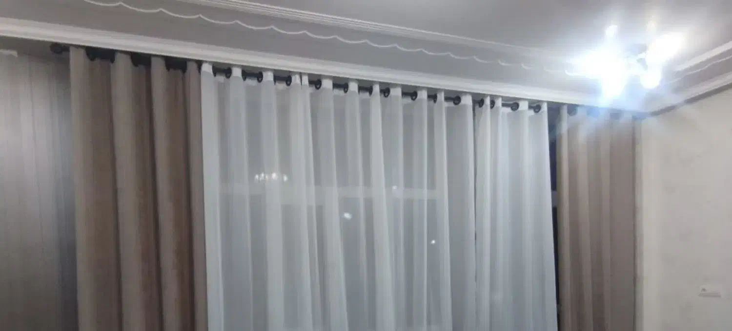 پرده شایان دار حریر|پرده، رانر، رومیزی|بروجن, |دیوار