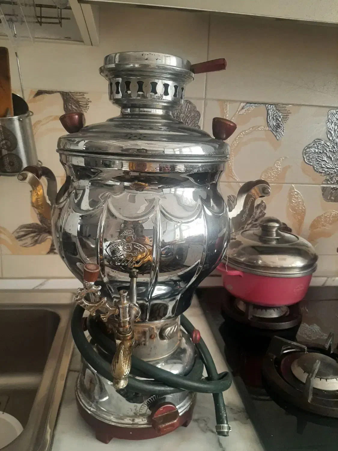 سماور گازی ودمبل ورزشی|سماور، چای‌ساز، قهوه‌ساز|پاکدشت, پاکدشت (مامازند)|دیوار