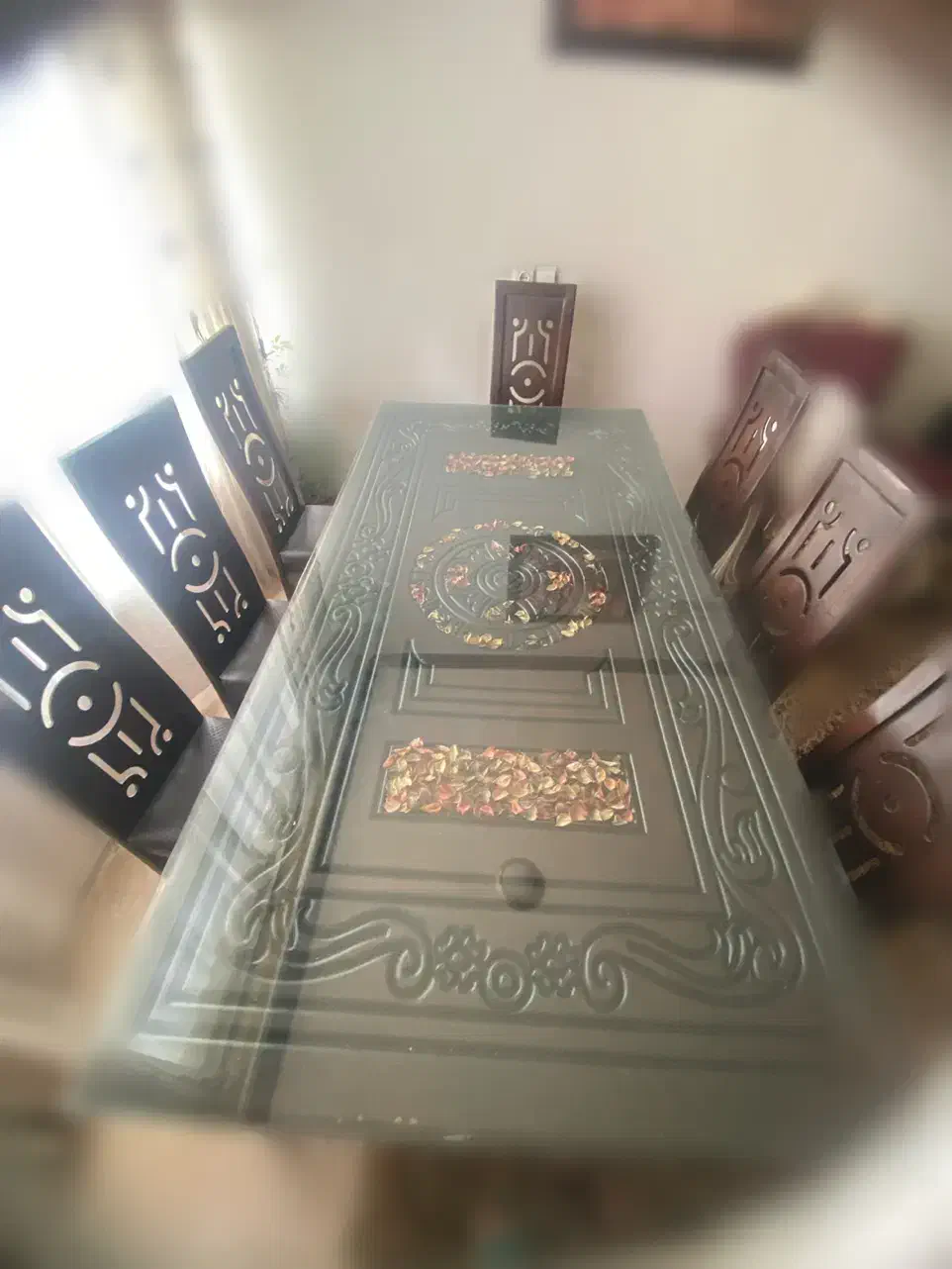 میر ناهار خوری ۸ نفره تمیز با قیمت عالی|میز و صندلی غذاخوری|شاهین‌شهر, خانه کارگر|دیوار