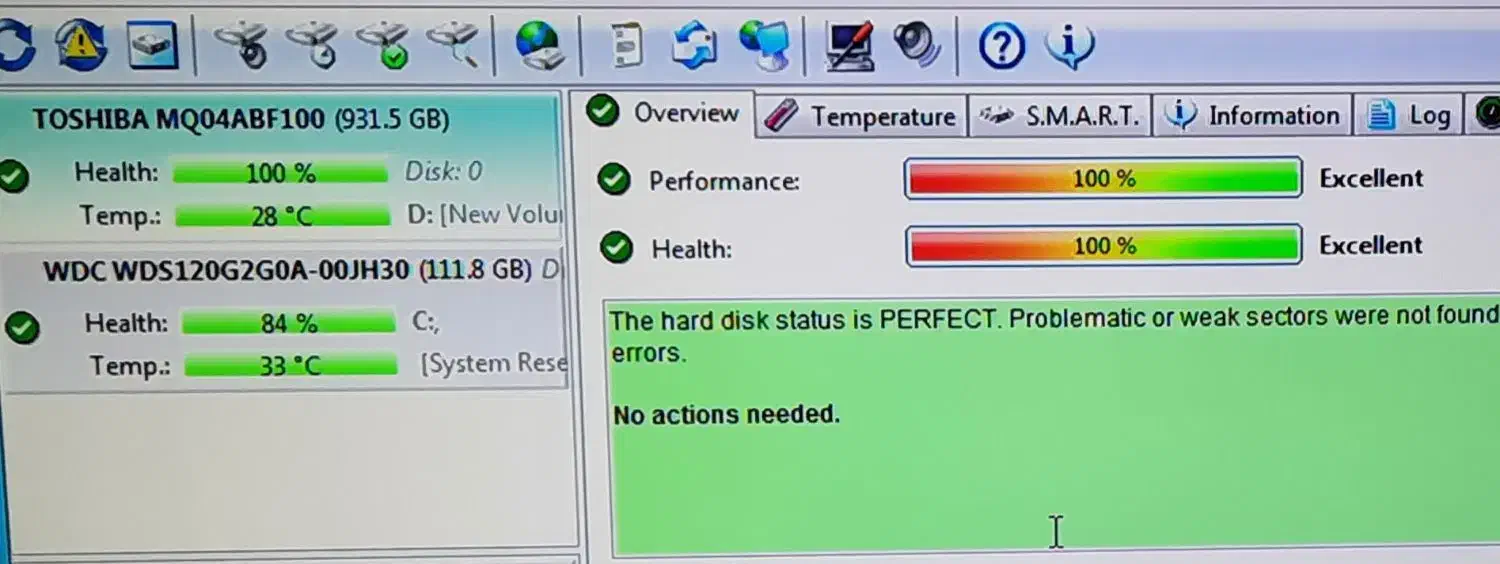 هارد اینترنال توشیبا ۱ ترابایت (لپتاپی)|قطعات و لوازم جانبی رایانه|تهران, علم و صنعت|دیوار