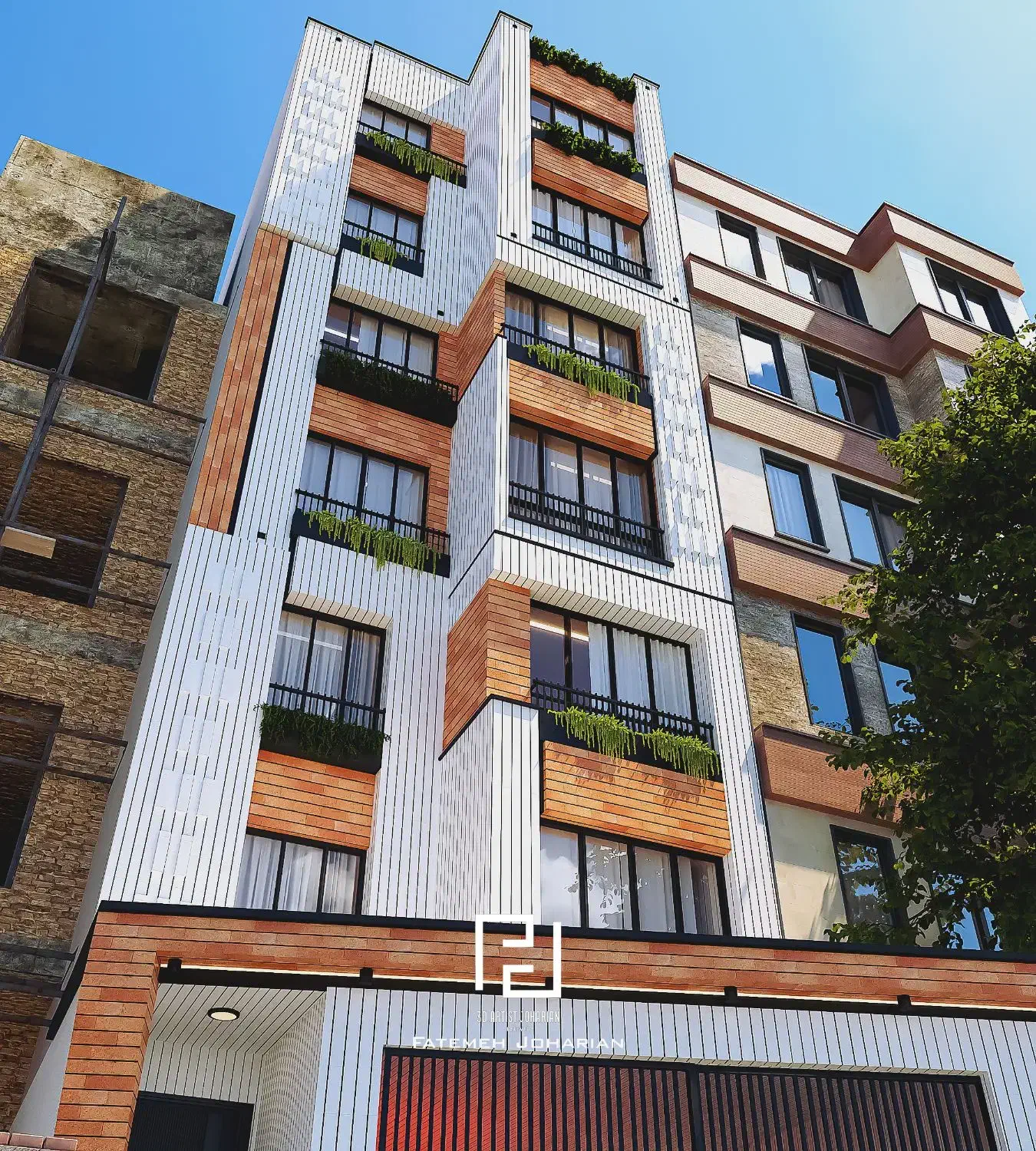 طراحی 3d نما، محوطه باغ، داخلی،آشپزخانه|خدمات پیشه و مهارت|همدان, |دیوار