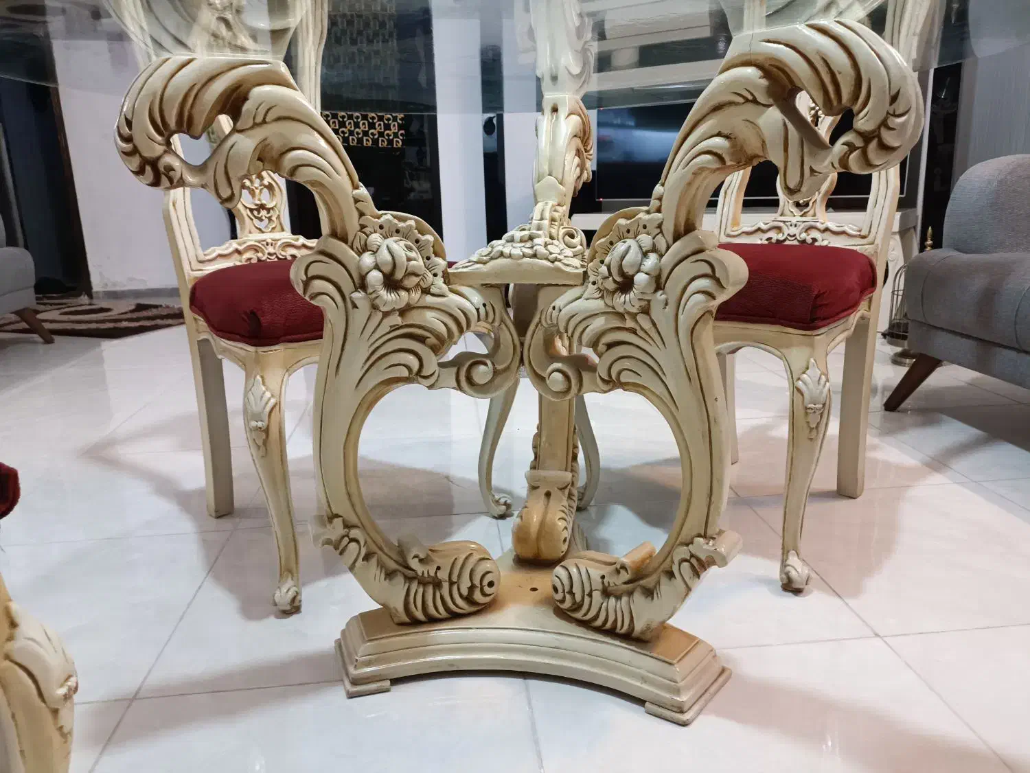 میز و صندلی نهارخوری|میز و صندلی غذاخوری|مشهد, نیروی هوایی|دیوار