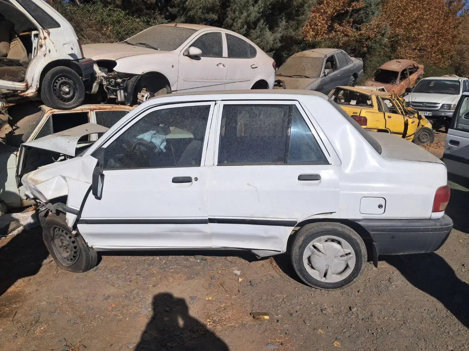 پراید مدل ۹۳ تصادفی|خودرو سواری و وانت|ملایر, |دیوار