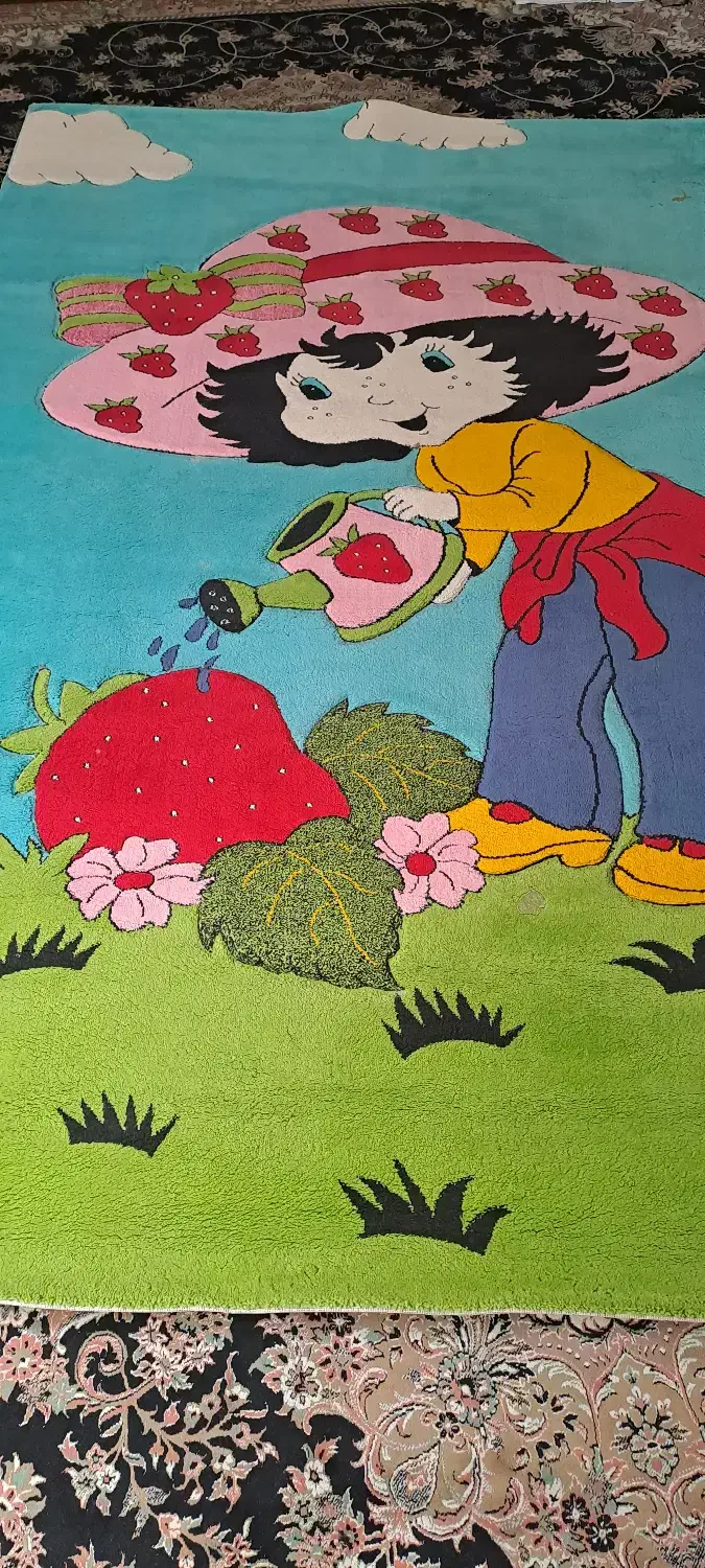 قالی اتاق کودک|گلیم، جاجیم، گبه|شیراز, آبیاری|دیوار