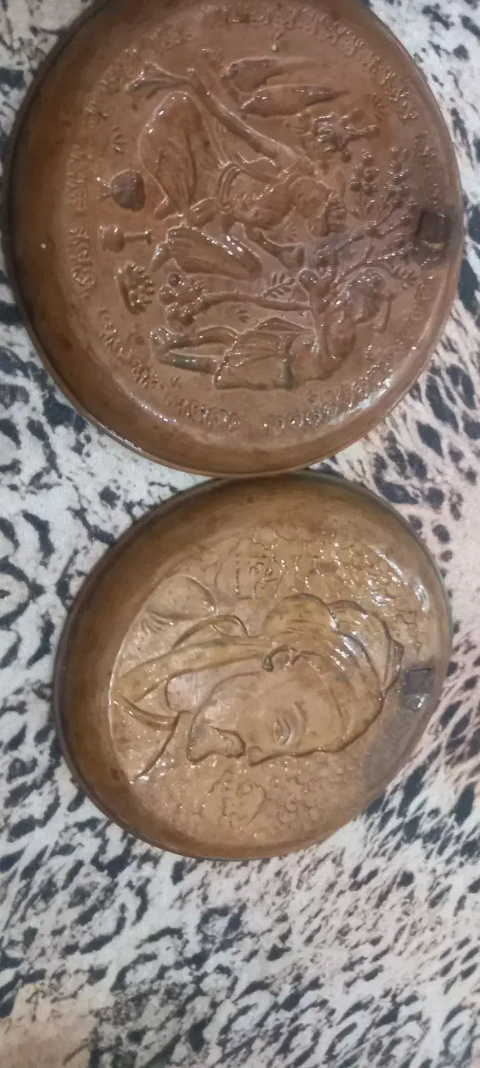 سینی عتیقه 100 ساله|کلکسیون اشیاء عتیقه|آبادان, |دیوار