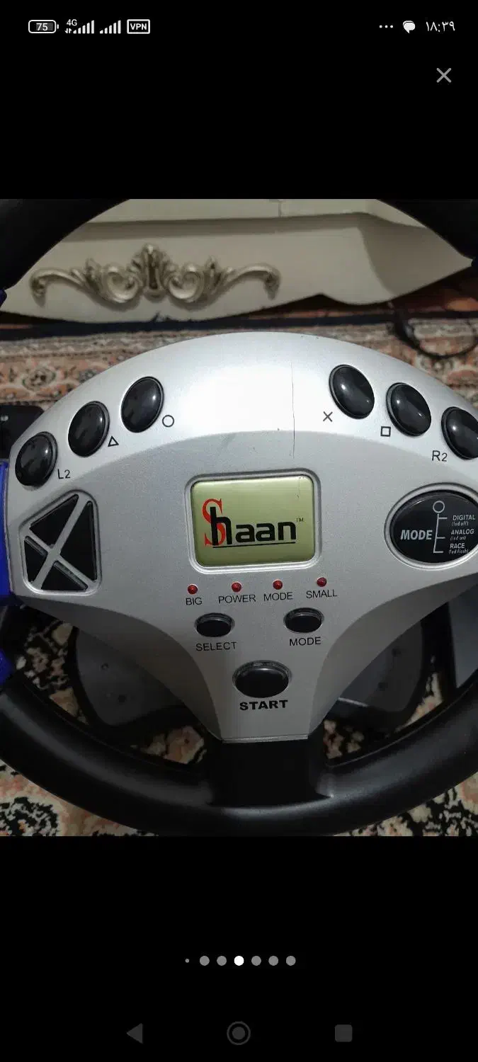 فرمان و دنده و پدال بازی سالم تست شده|کنسول، بازی ویدئویی و آنلاین|اردبیل, |دیوار