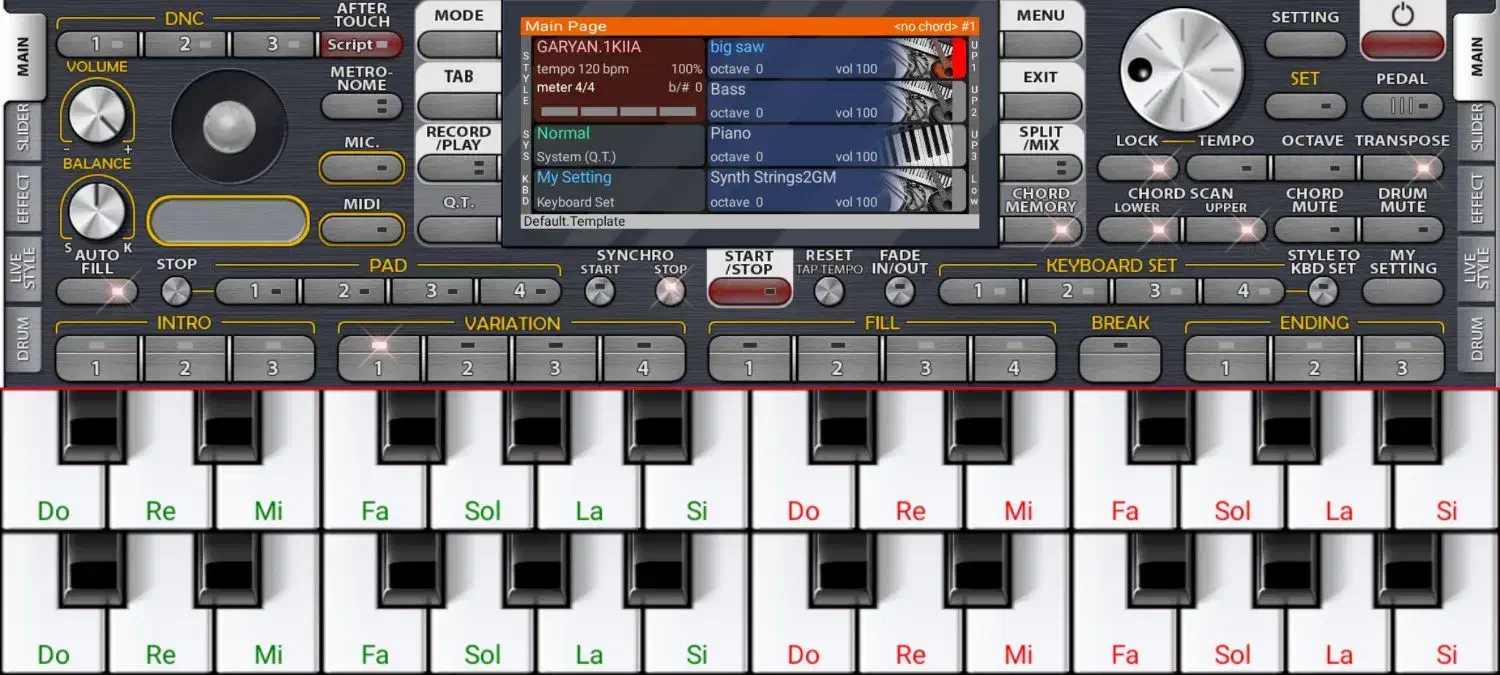 ست اورگ اندروید|پیانو، کیبورد، آکاردئون|سنندج, |دیوار
