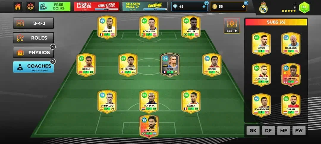 اکانت دریم لیگ سیزن پس خورده|کنسول، بازی ویدئویی و آنلاین|درب بهشت, |دیوار