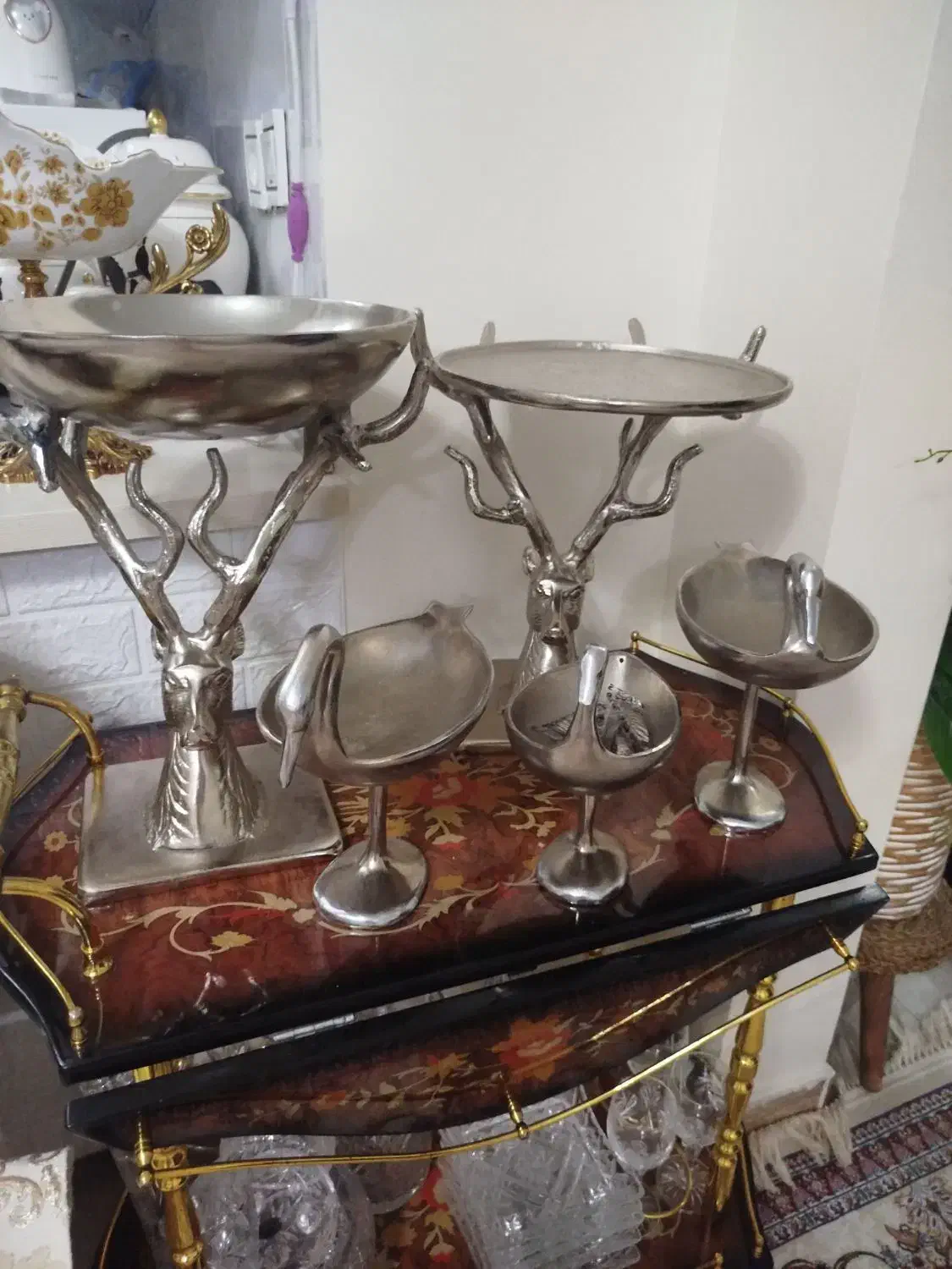 ظروف پذیرایی آلومینیوم|ظروف سرو و پذیرایی|کرج, ساسانی (قلمستان)|دیوار