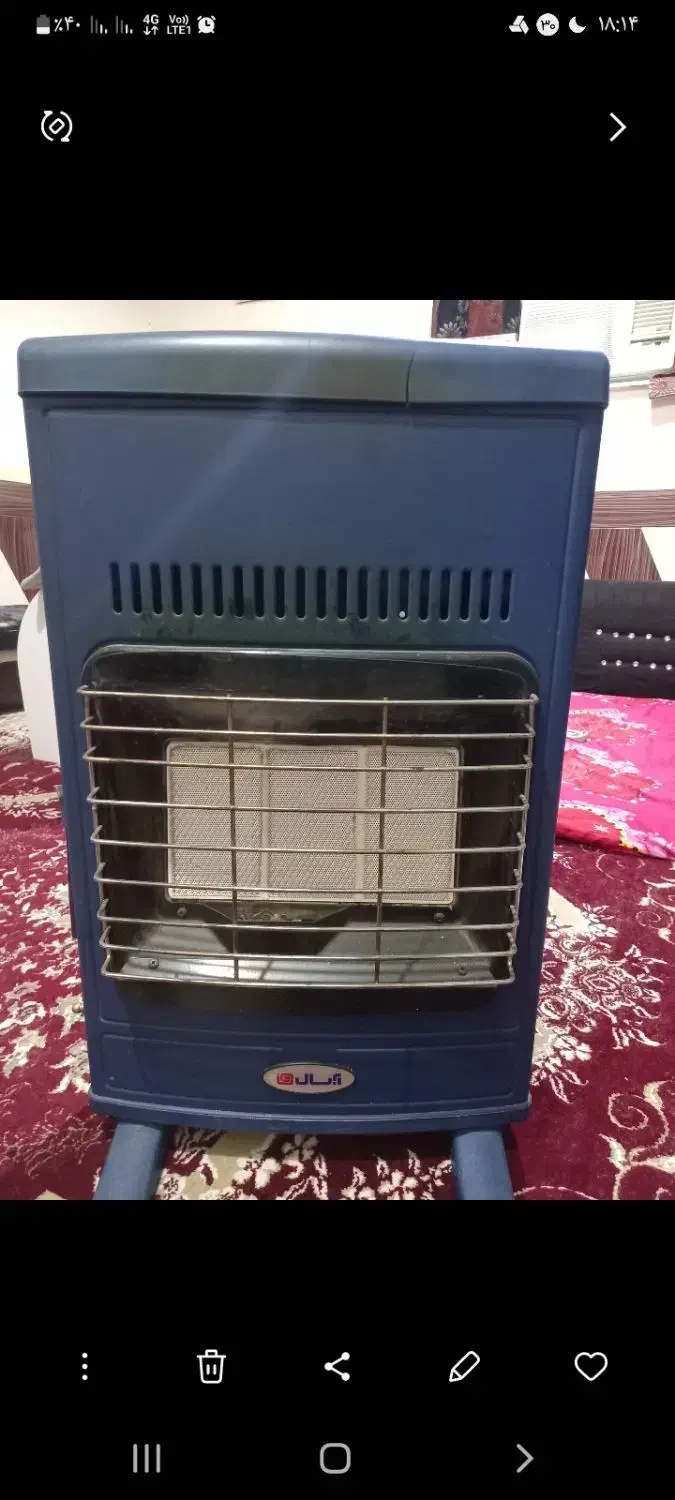 بخاری گازی|بخاری، هیتر، شومینه|شوشتر, |دیوار