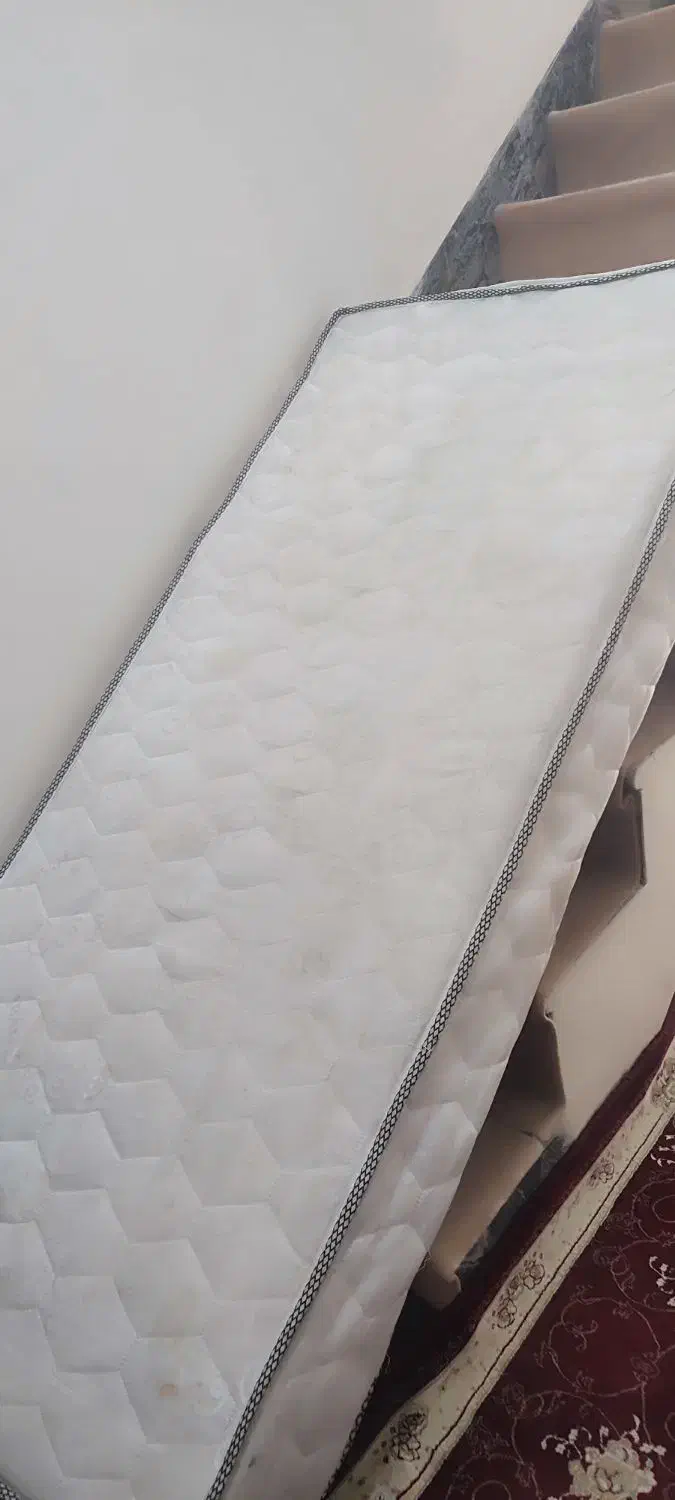 توشک تک نفره یک در دو فنری|تشک تختخواب|کرمانشاه, |دیوار