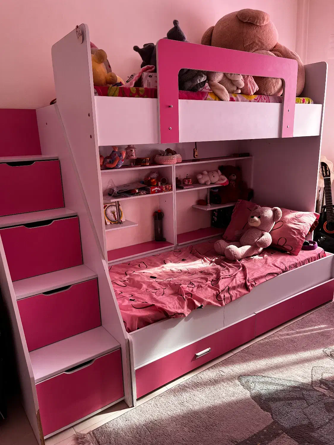 تخت دو طبقه دخترانه|تخت و سرویس خواب|پردیس, فاز ۱|دیوار