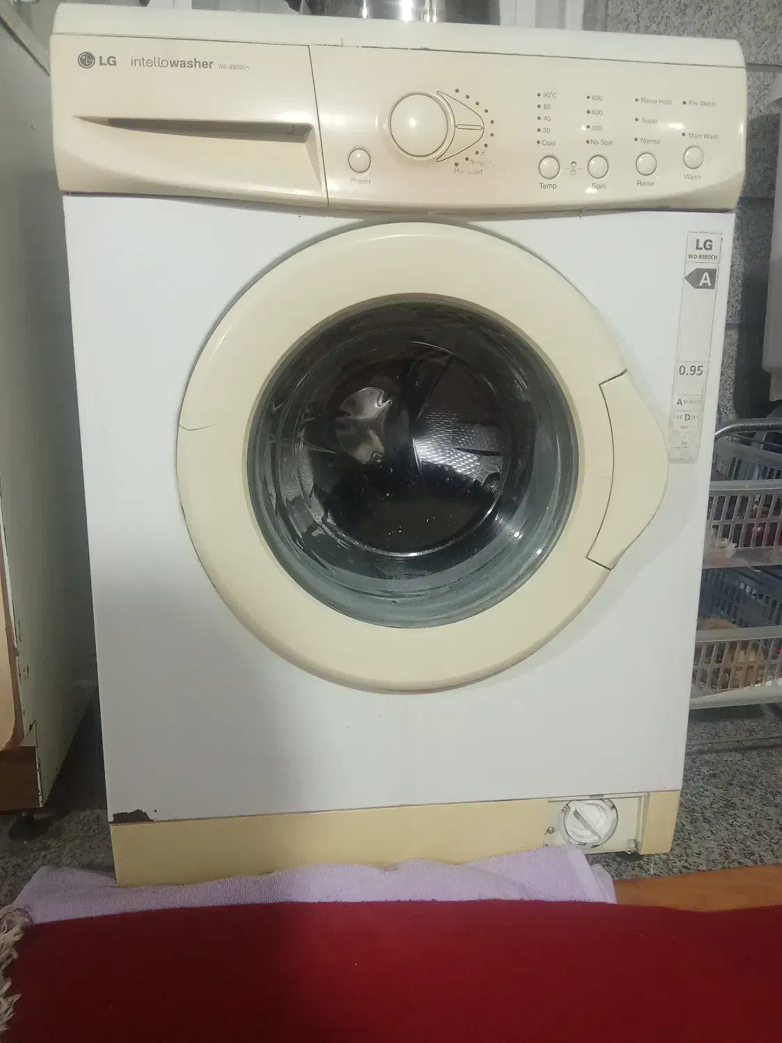 ماشین لباسشویی الجی 7کیلو|ماشین لباسشویی و خشککن لباس|تهران, علم و صنعت|دیوار