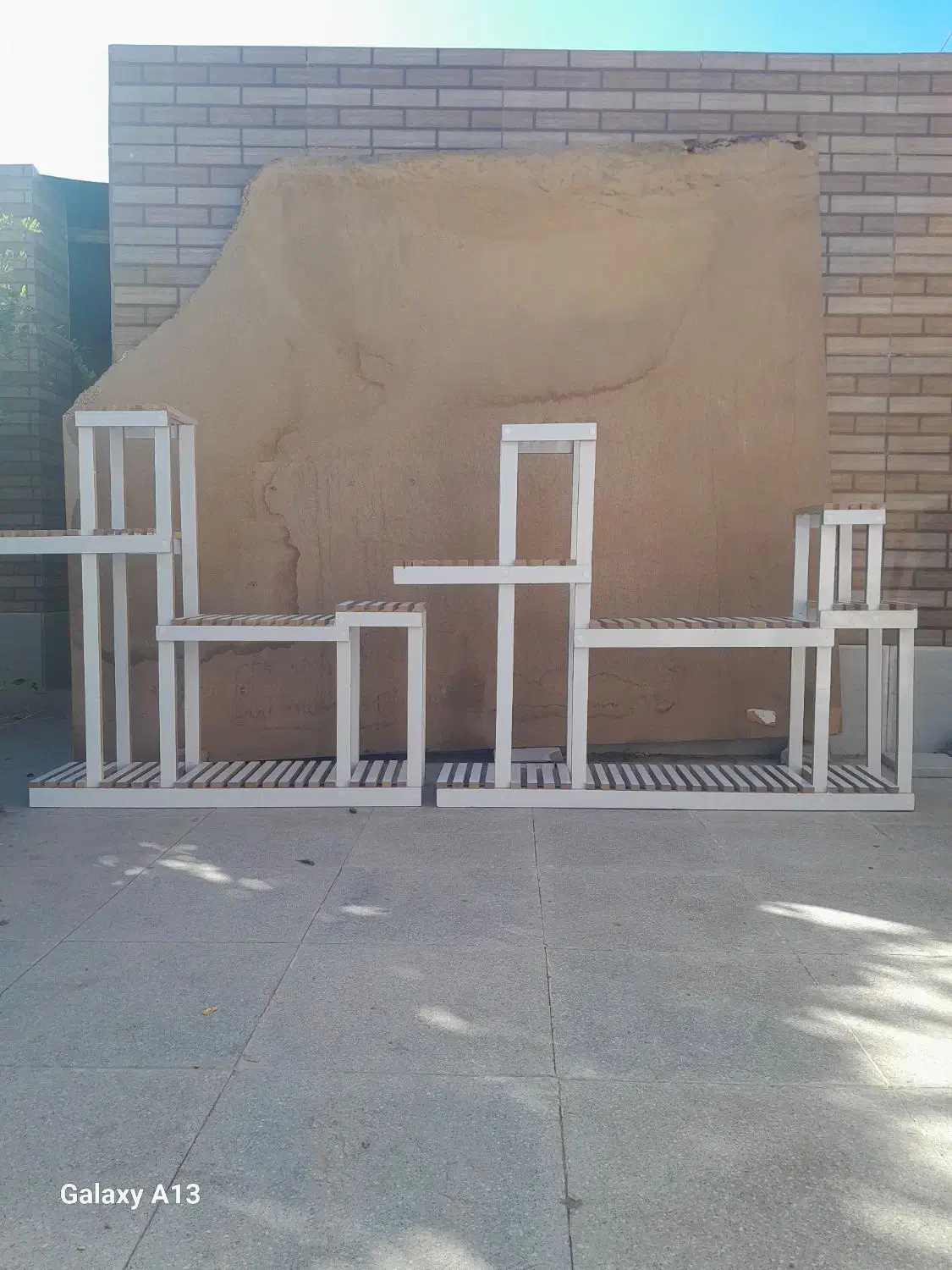 پایه گلدان چوبی|صنایع دستی و سایر لوازم تزئینی|رفسنجان, |دیوار