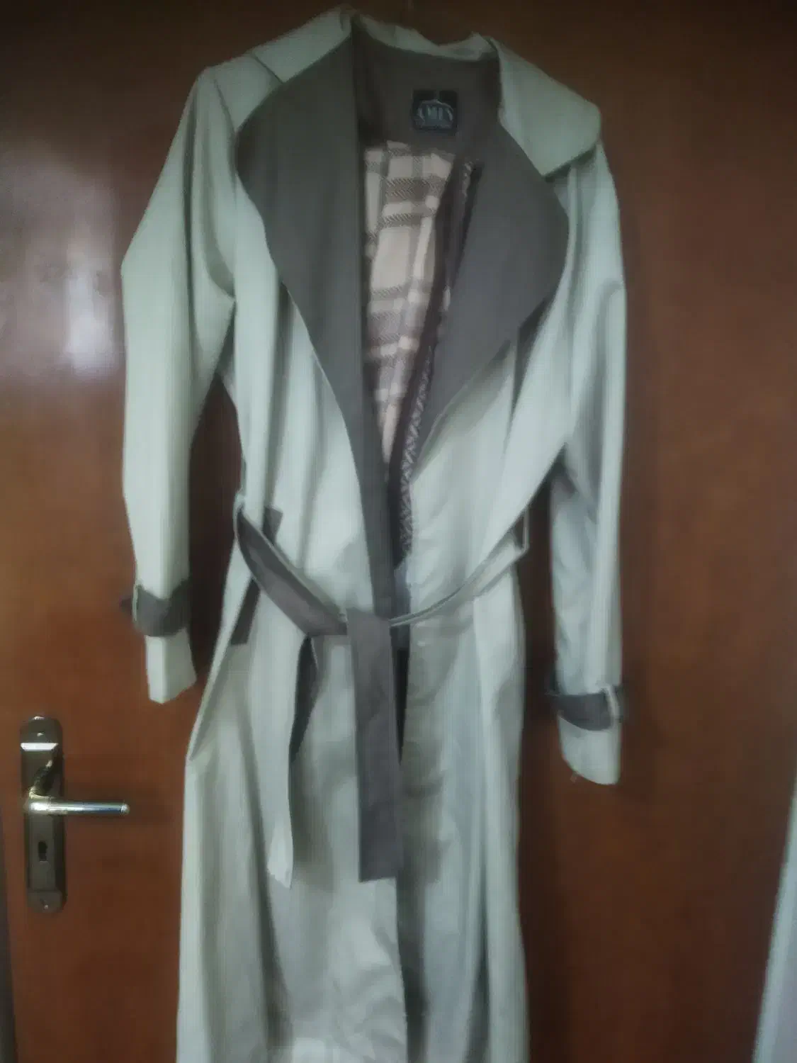 پالتو کتان کرم و نسکافه ای نونو|لباس|شیراز, شهرک ایثار|دیوار