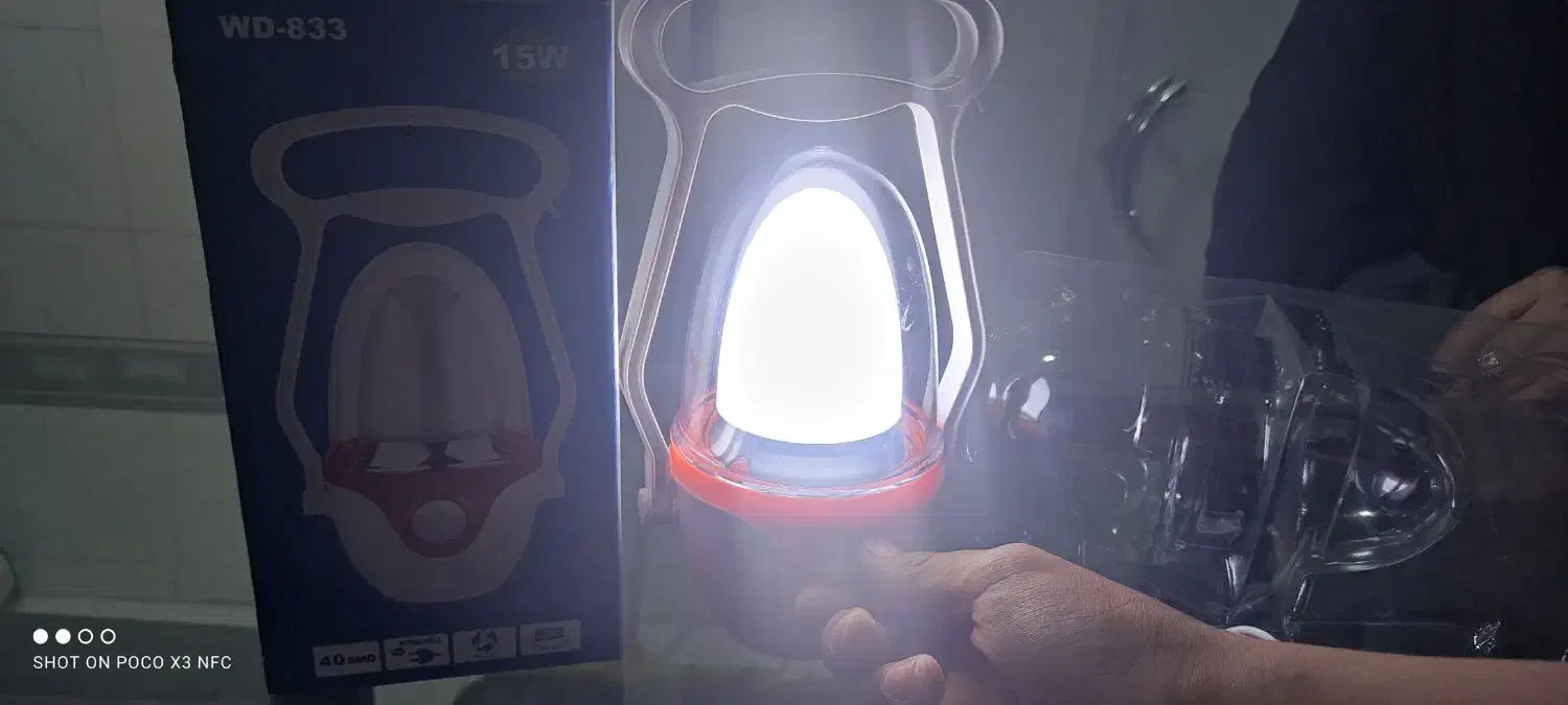 چراغ فانوسی  شارژی نوع|لامپ و چراغ|قم, نیروگاه|دیوار