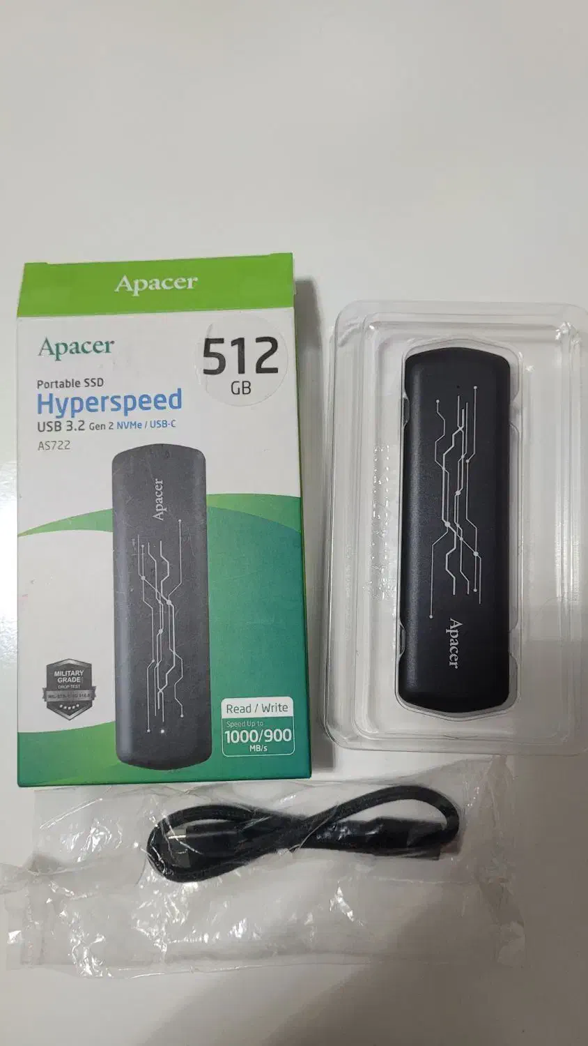 هارد اکسترنال SSD ظرفیت ۵۱۲ گیگ|قطعات و لوازم جانبی رایانه|شیراز, شهرک گلستان|دیوار