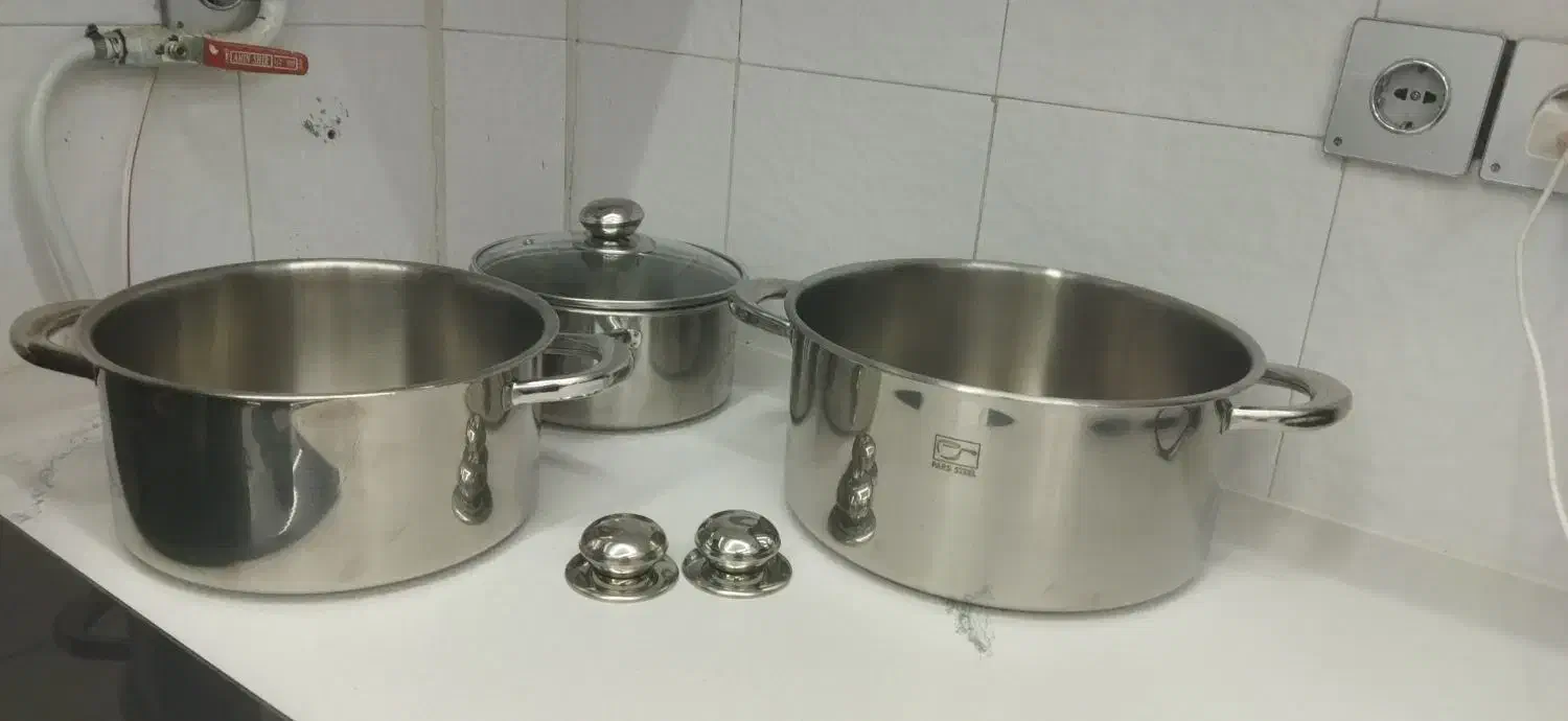 قابلمه ی استیل|ظروف پخت‌وپز|جوانرود, |دیوار