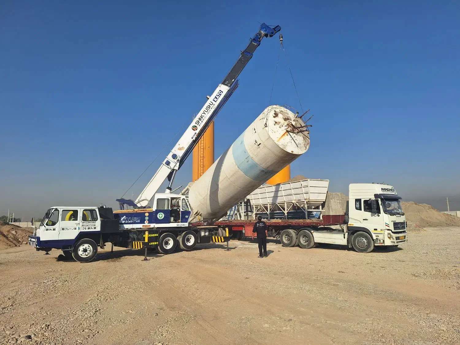 جرثقیل ۳تن تا۲۵تن باقیمت مناسب|خدمات حمل و نقل|قرچک, شهرک طلائیه|دیوار