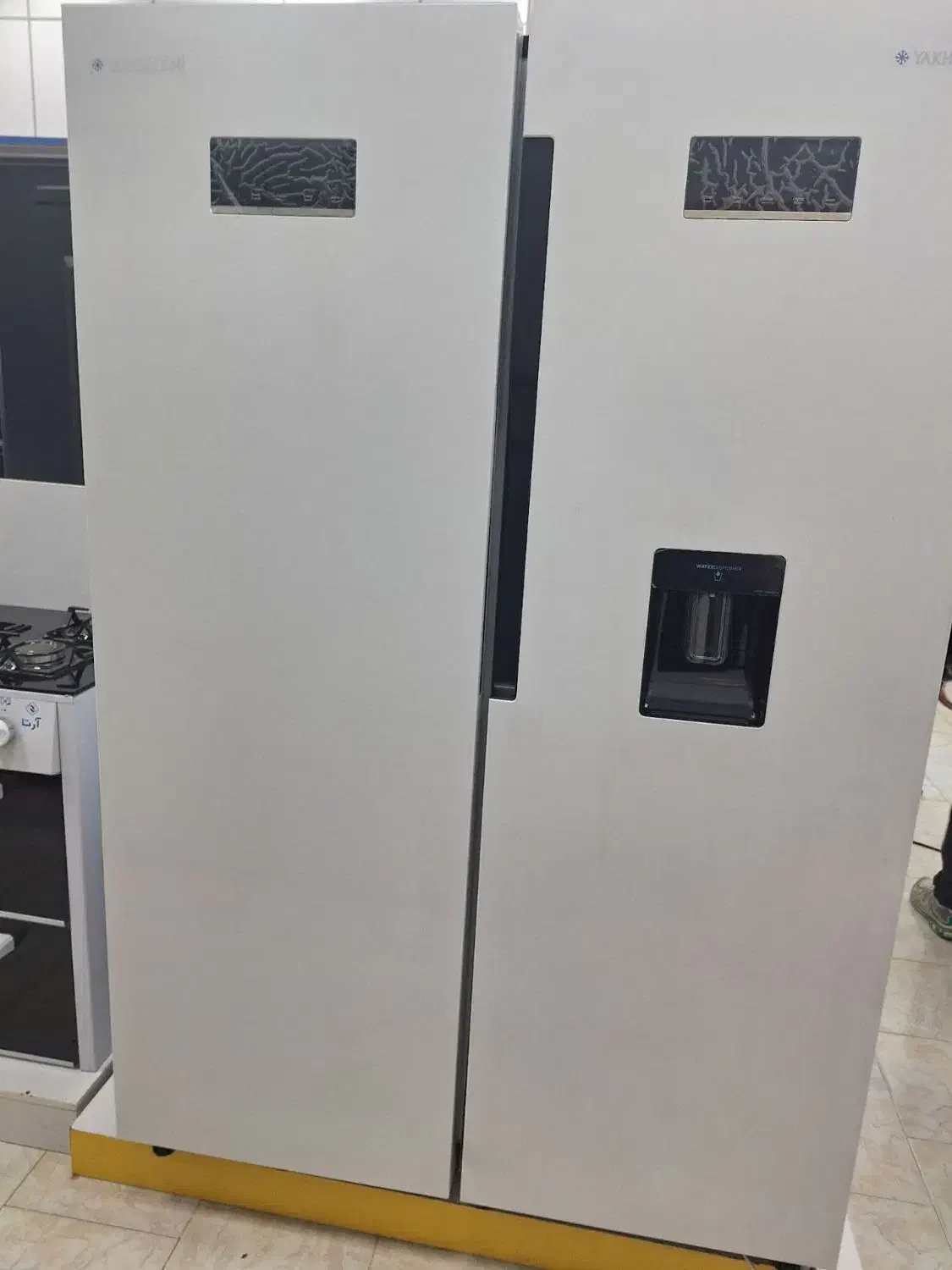 یخچال یخساران سایدبای ساید خودم ۱۰۰ خریدم ۸۵ میدم|یخچال و فریزر|الوند, |دیوار