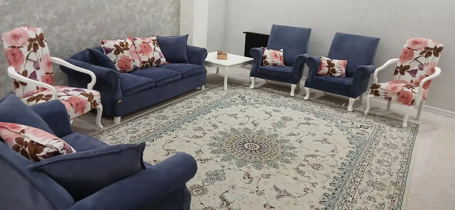 مبل راحتی و میز عسلی|مبلمان خانگی و میز عسلی|اشکذر, |دیوار