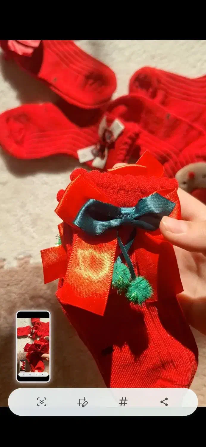 جوراب یلدایی و کریسمسی|کفش و لباس بچه|دامغان, |دیوار