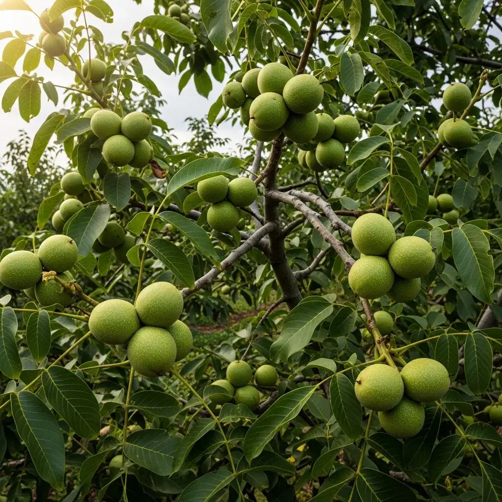 نهال گردو اصل تضمینی، همراه فاکتور و لیبل رسمی|خدمات باغبانی و درختکاری|مریوان, |دیوار