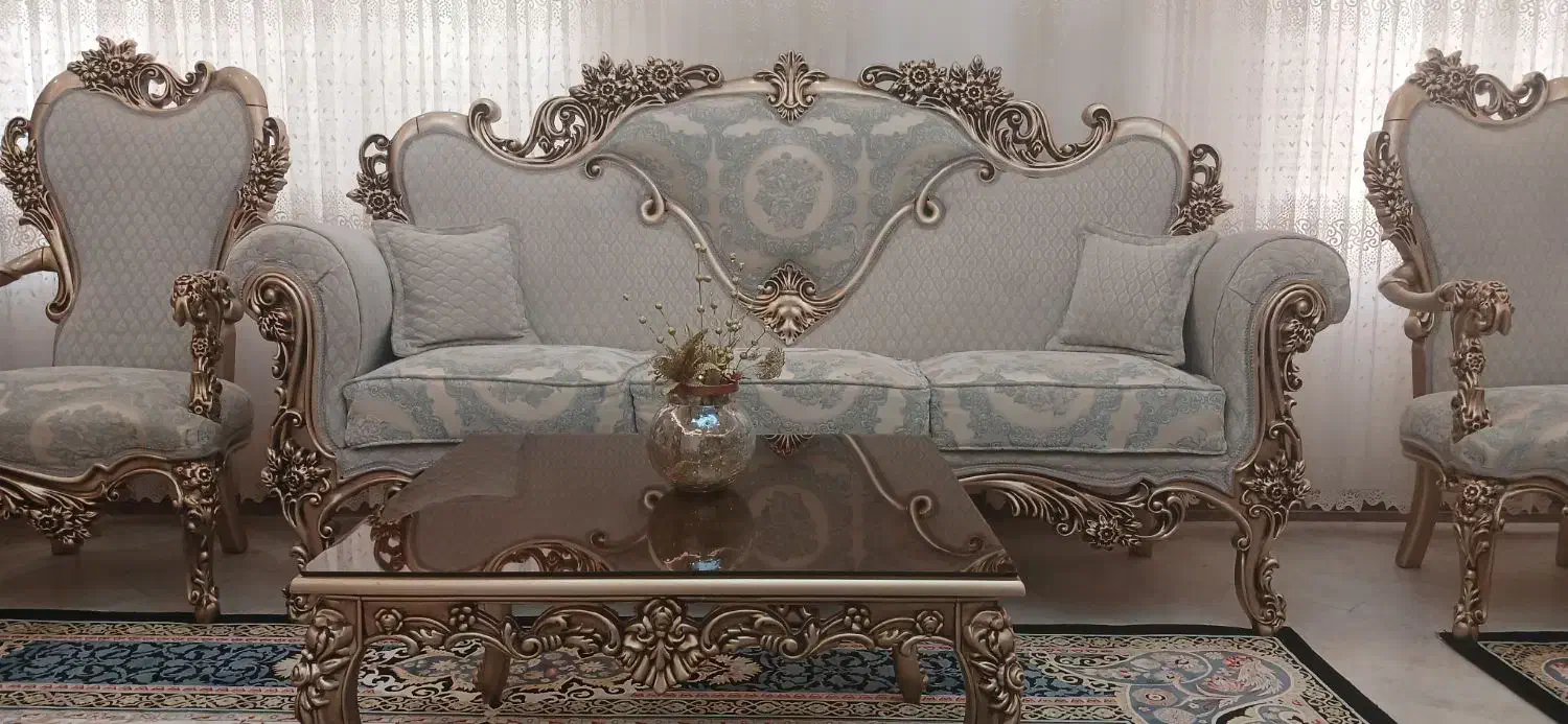 فروش مبل ۷ نفر استیل نو نو نو لوکس|مبلمان خانگی و میز عسلی|نطنز, |دیوار