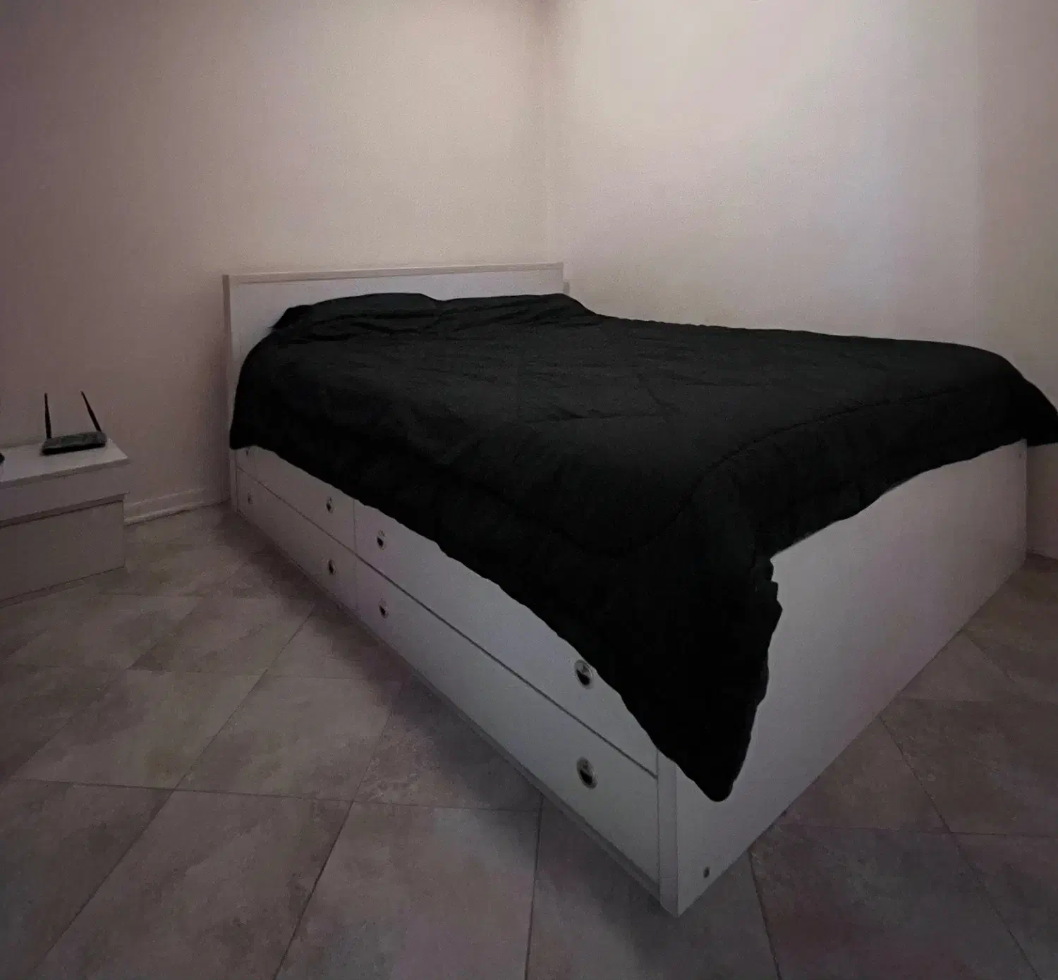 تخت دونفره ام دی اف|تخت و سرویس خواب|مشهد, نیروی هوایی|دیوار