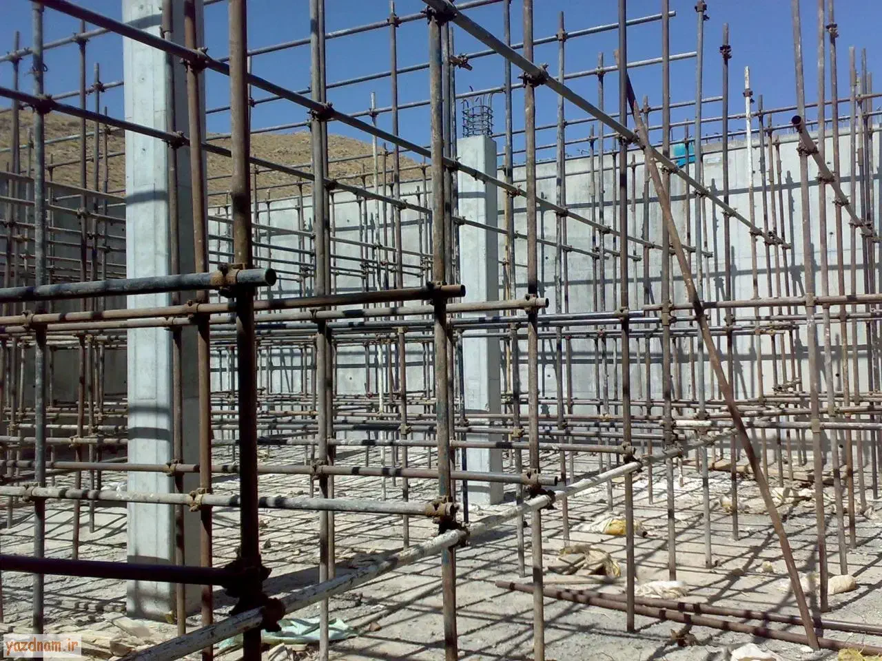 نصب داربست فلزی|خدمات پیشه و مهارت|قم, شهرک مهدیه (مدرس)|دیوار