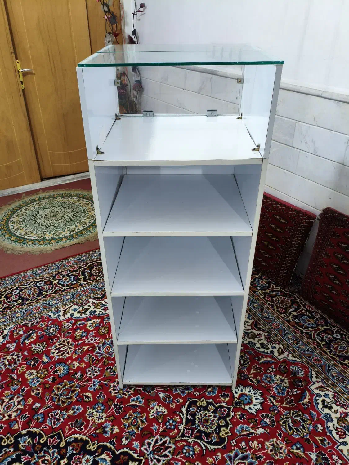 میز کانتر MDF ، میز پیشخوان ، میز ویترین دار|مبلمان اداری|قم, باجک سه|دیوار