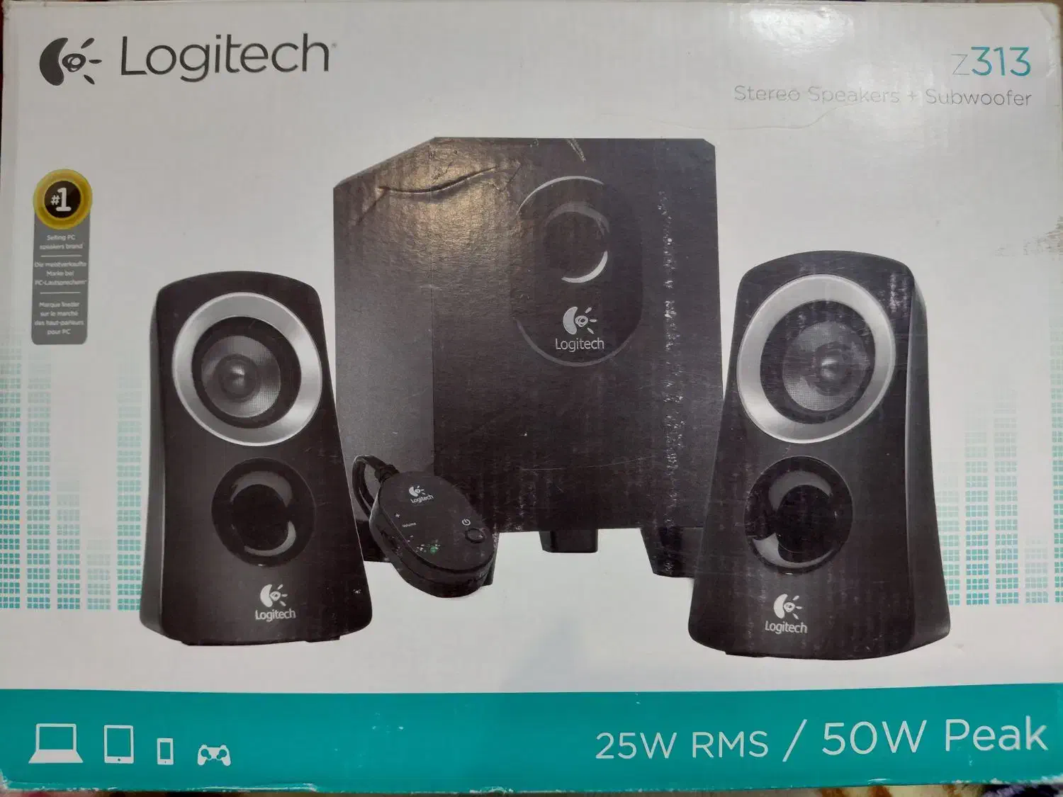 اسپیکر با سیم لاجیتک LOGITECH Z313|سیستم صوتی خانگی|مشهد, جاهد شهر|دیوار
