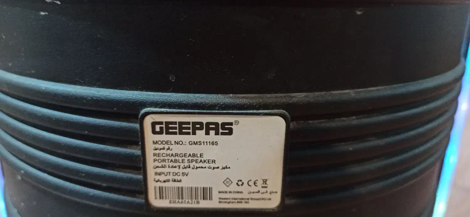 اسپیکر بلند گو جیپاس مدل gms11165|پخشکننده همراه|آستارا, |دیوار