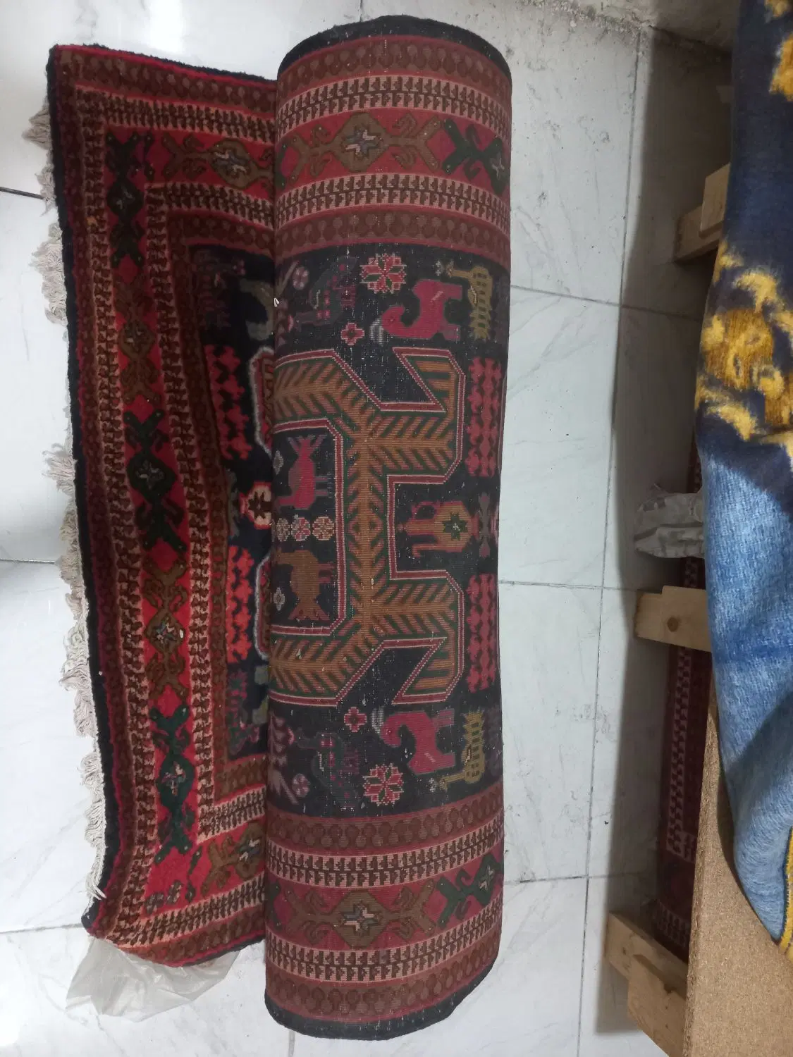 دو عدد فرش کناره ۴ در ۱۲۷ سانت مراغه در حد نو|فرش|تهران, هاشمآباد|دیوار
