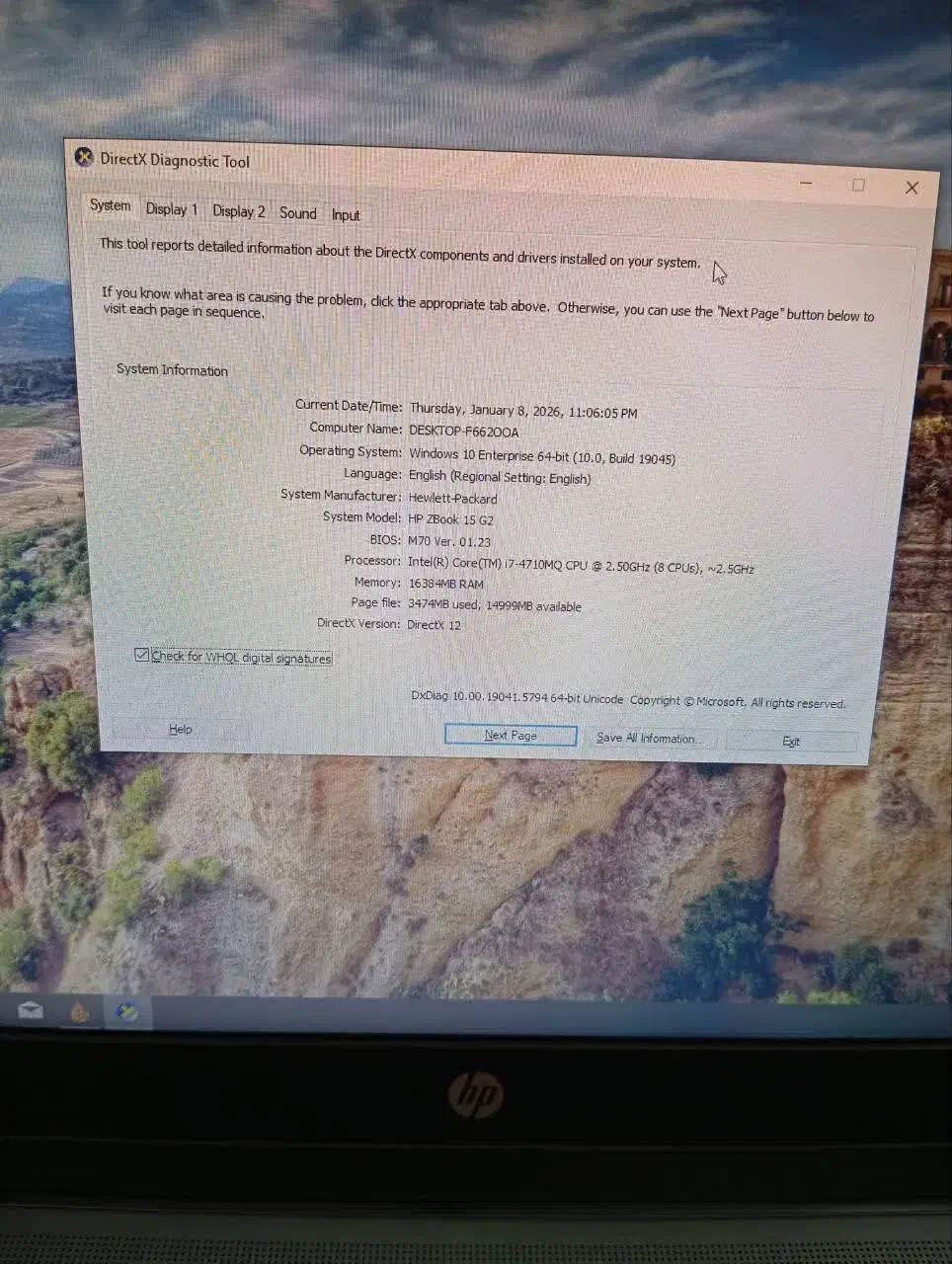 HP ZBook 15 G2|رایانه همراه|پرند, فاز ۶|دیوار