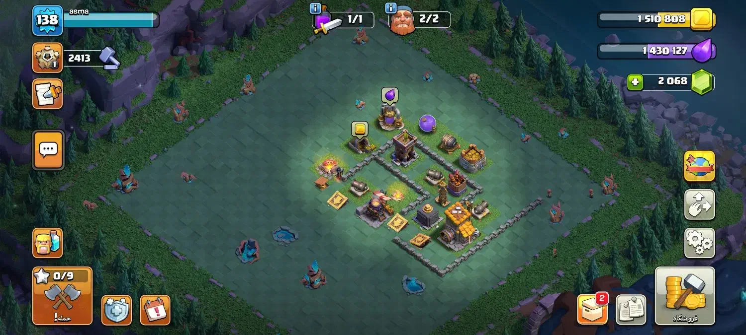 اکانت کلش لول 138|کنسول، بازی ویدئویی و آنلاین|طبس, |دیوار