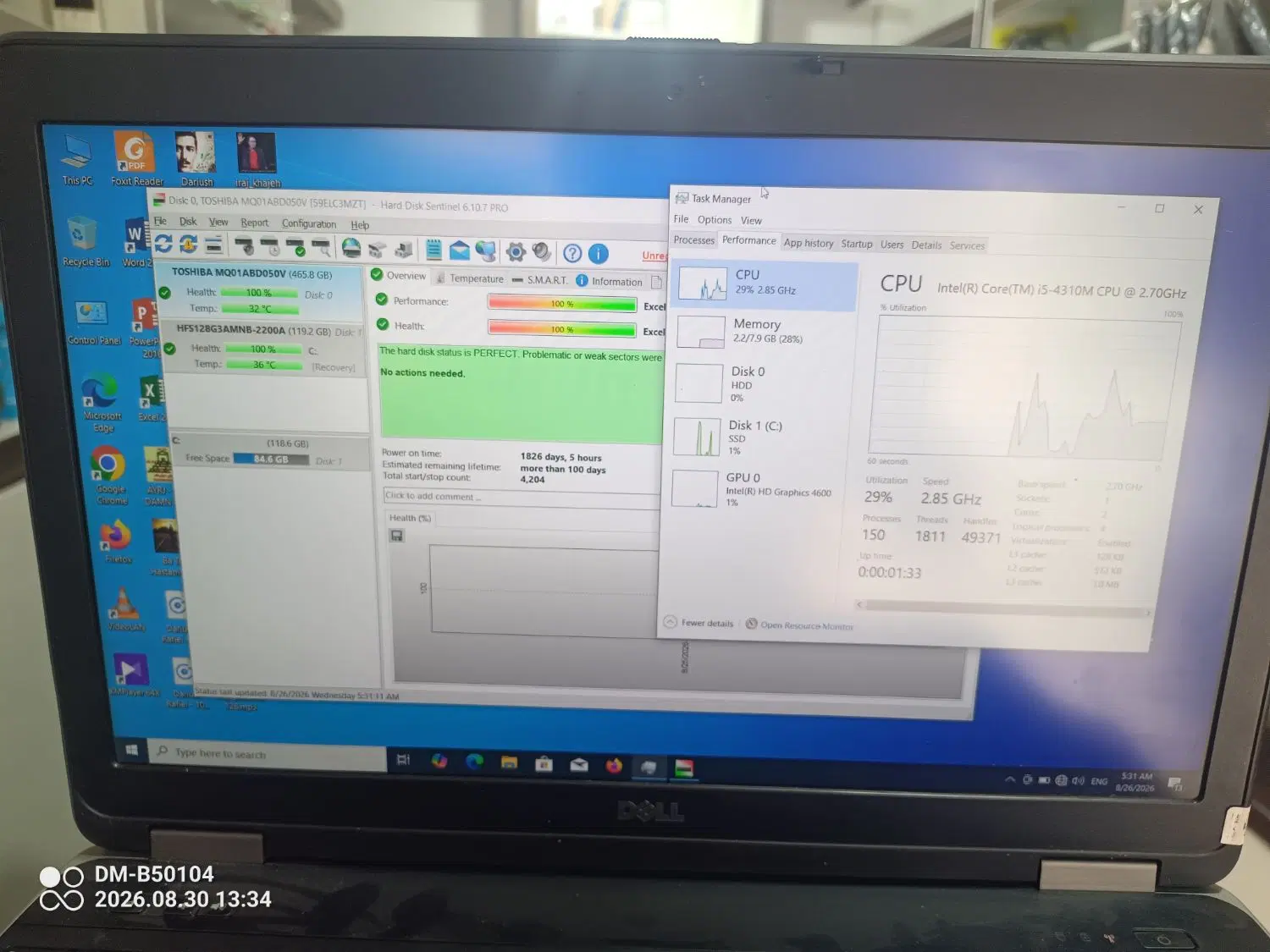لبتاپ dell|رایانه همراه|کرمانشاه, |دیوار