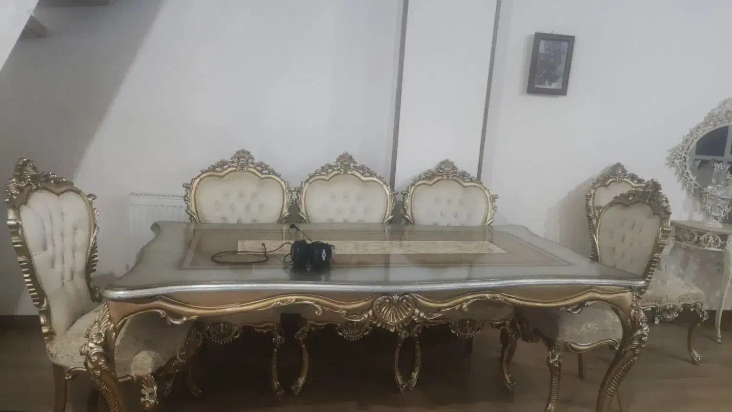 صندلی و میز غذاخوری ۸نفره|میز و صندلی غذاخوری|اردبیل, |دیوار