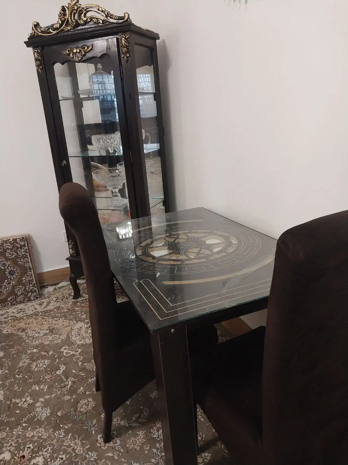 میز وبوفه کار کرده|بوفه، ویترین، کنسول|رزن, |دیوار