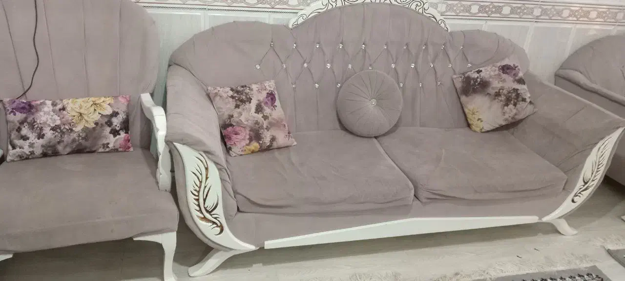 مبل هفت نفره مناسب خونه باغ یامغازه|مبلمان خانگی و میز عسلی|ابهر, |دیوار