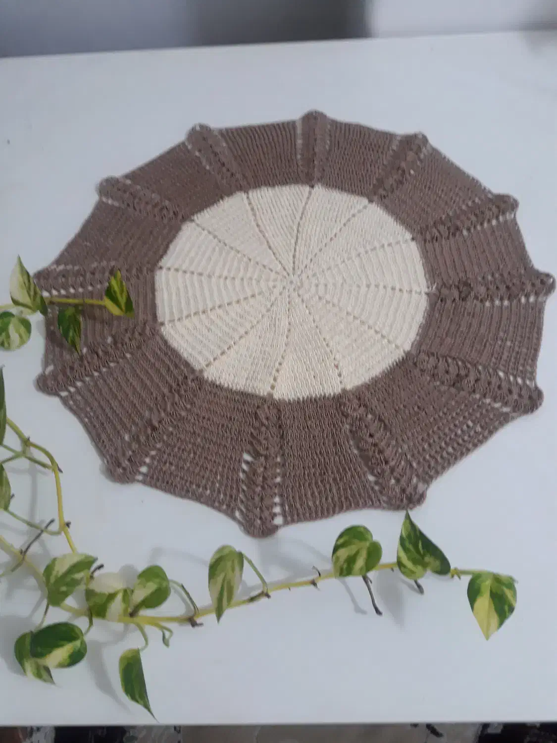 رومیزی قلاب بافی|پرده، رانر، رومیزی|رشت, شالکو|دیوار